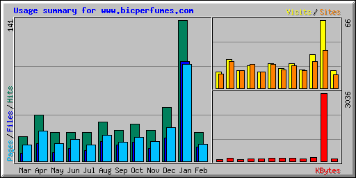 Usage summary for www.bicperfumes.com